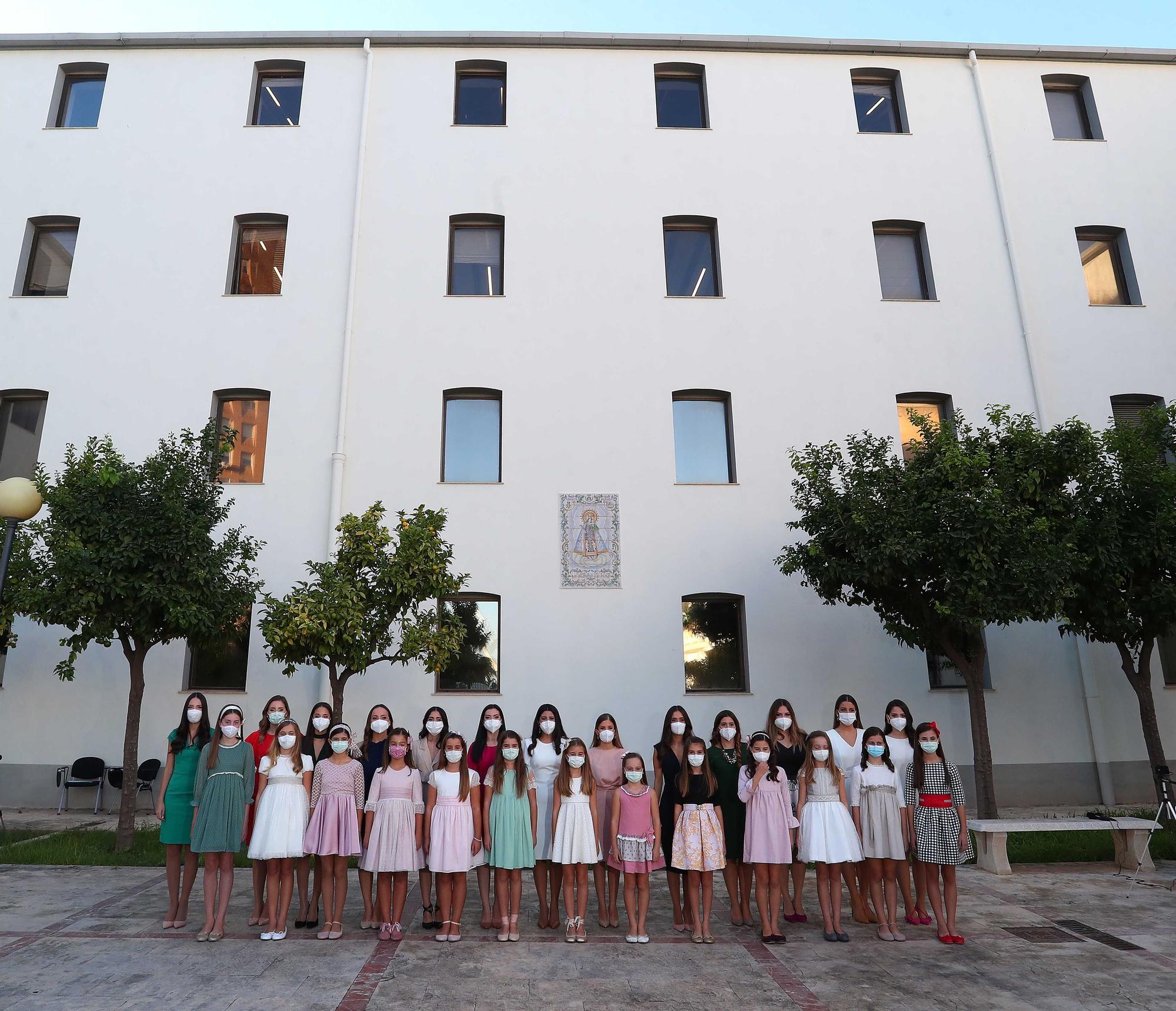 Primera aparición de las candidatas a falleras mayores de València 2022