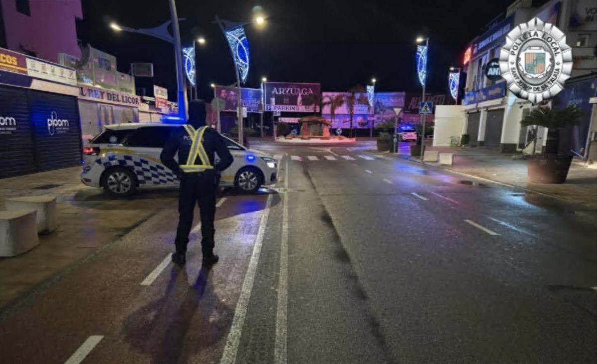 La publicación de la Policía de Sant Josep en Instagram.