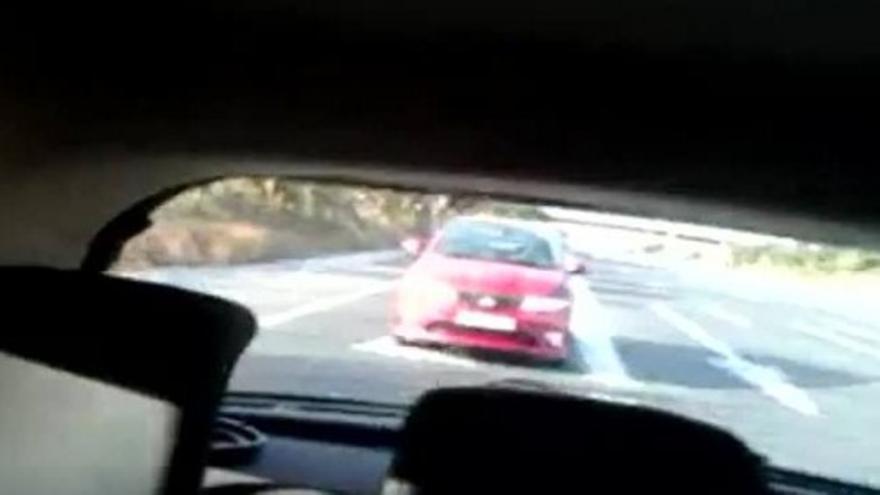 Carrera ilegal de coches en la Gran Canaria 1