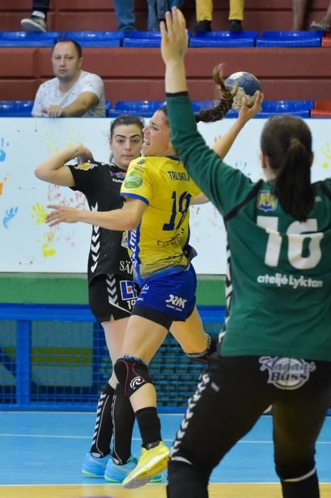 07-04-2019 TELDE. Ida de las semifinales de la Challenge Cup entre el Rocasa de Gran Canaria y el Kristianstad Handboll de Suecia  | 07/04/2019 | Fotógrafo: Andrés Cruz