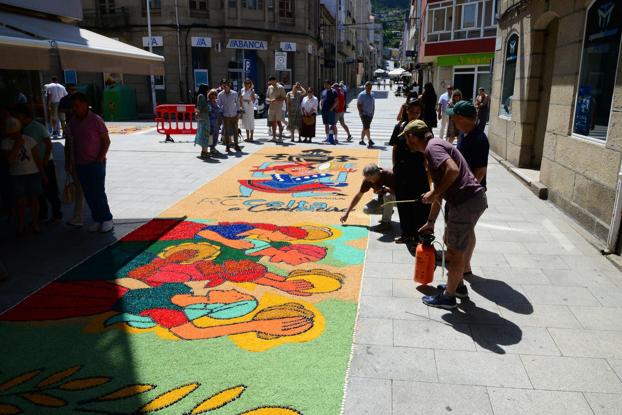 La fiesta de las alfombras florales del Corpus en Bueu (III)