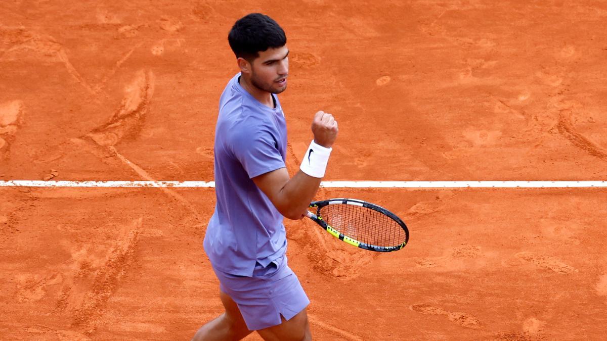 Alcaraz se cita con Altmaier en los octavos de final del Masters 1000 de Montecarlo 2025