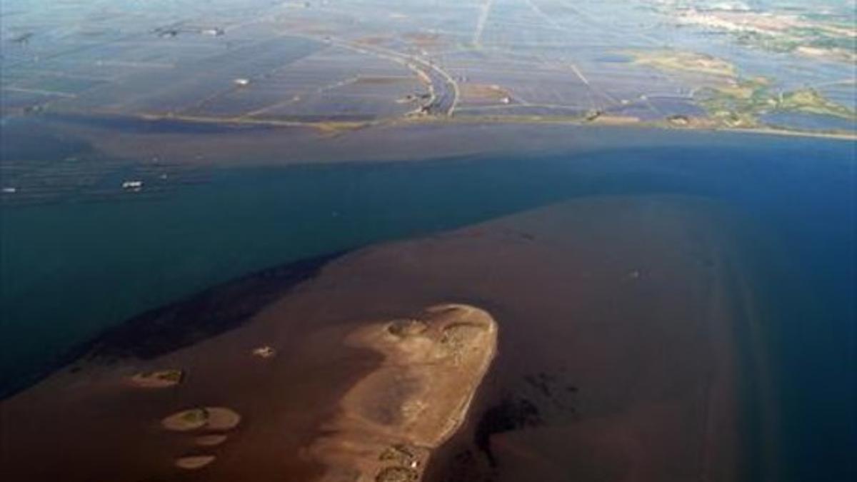 La Punta del Fangar, en el delta del Ebro, una de las zonas más amenazadas.