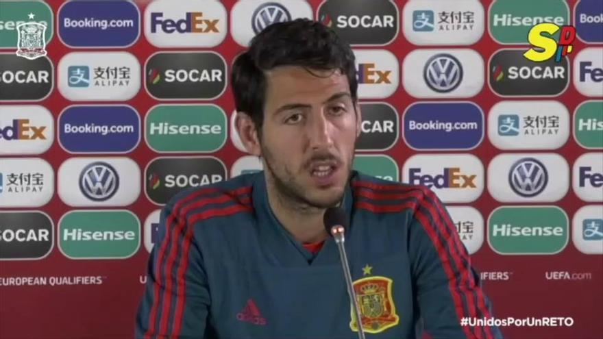 Islas Feroe-España: Rueda de prensa de Dani Parejo