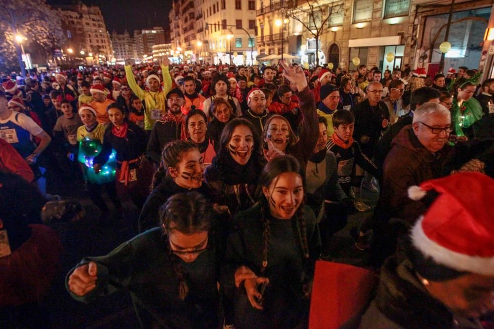 Participantes en la San Silvestre de Valencia