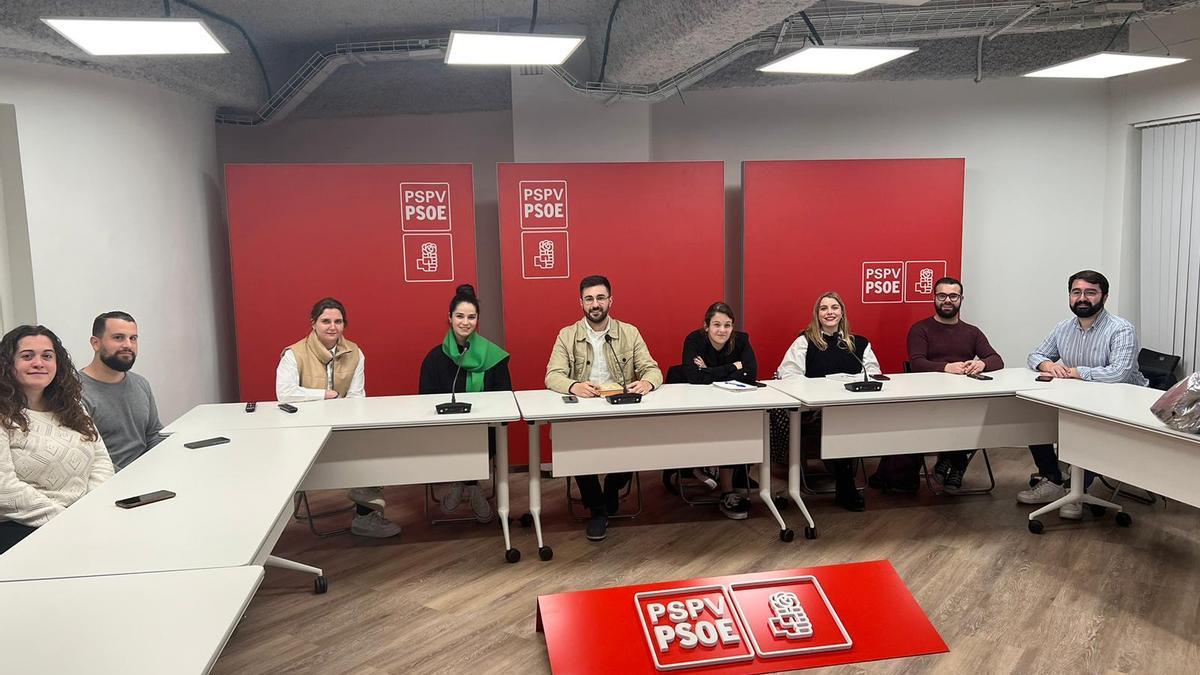 Imagen de archivo de una ejecutiva de Joves Socialistes.