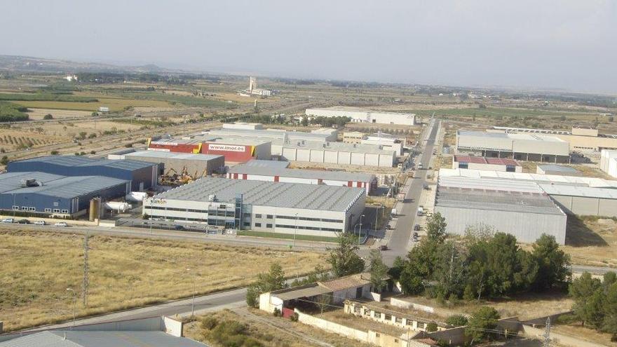 Polígono industrial Los Llanos de la Estación de Zuera.