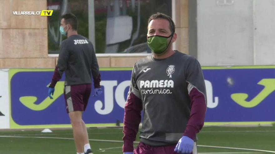 Primer entrenamiento del Villarreal tras el Coronavirus