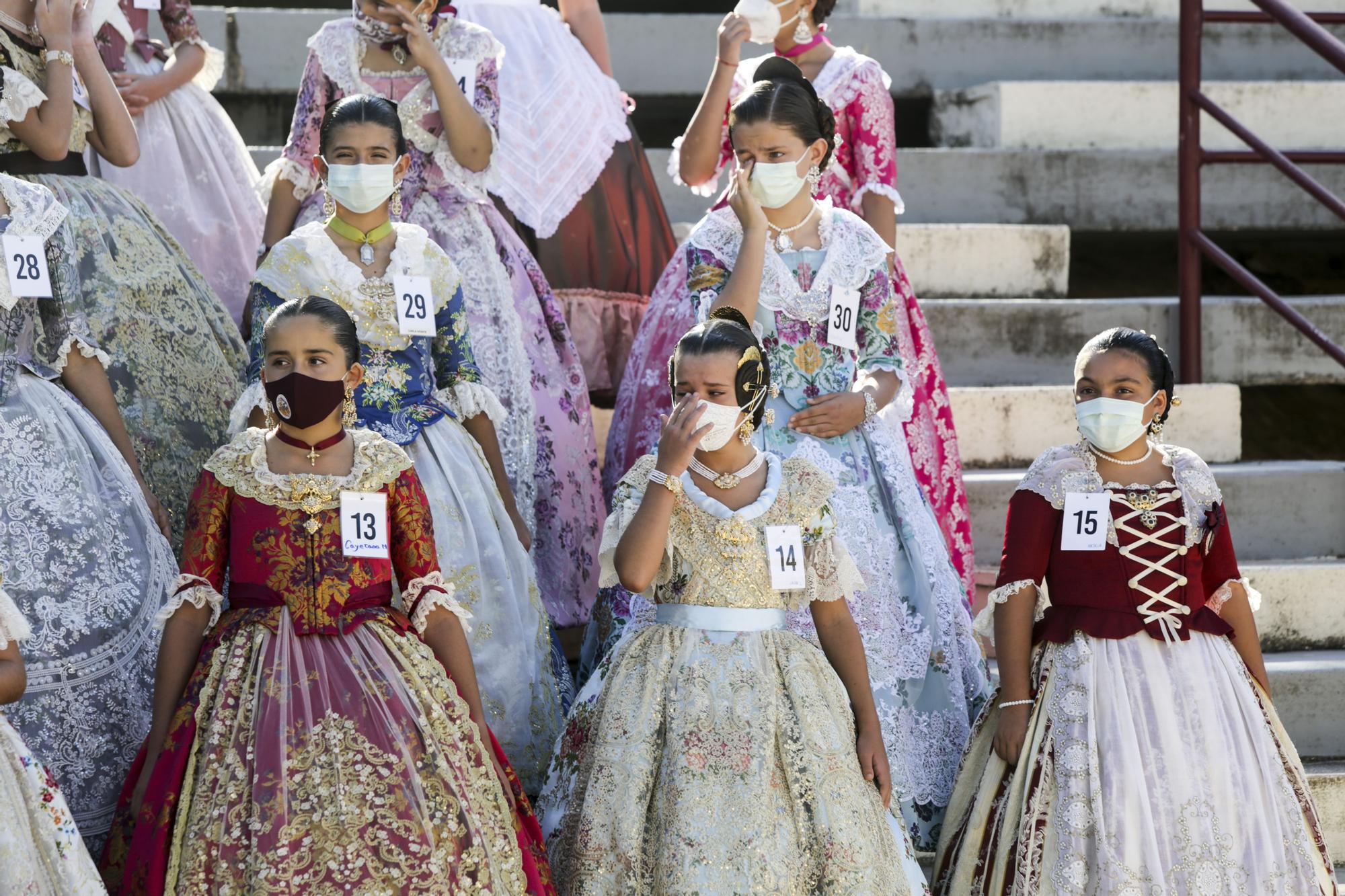 La foto oficial de las aspirantes a fallera mayor infantil de València