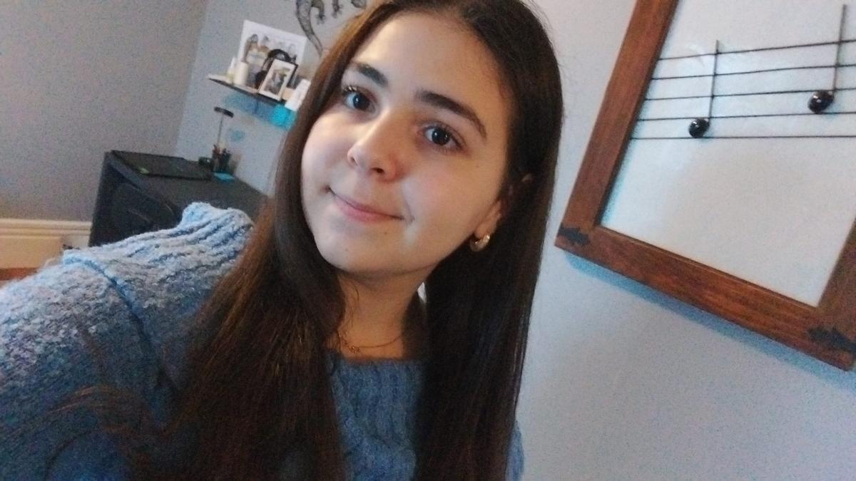 A estudante Rosalía Otero.