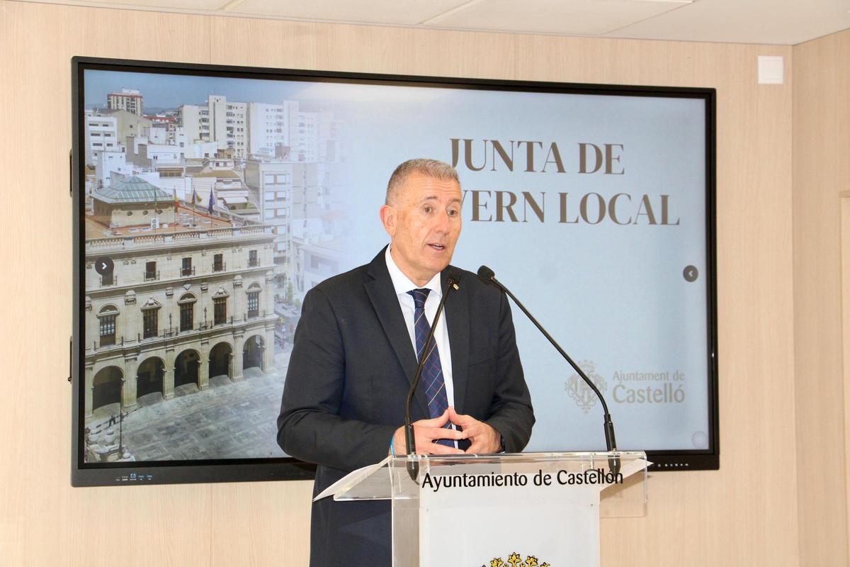 Vicent Sales es el portavoz del equipo de gobierno de Castelló.