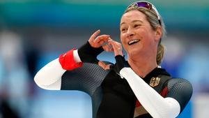 La patinadora Claudia Pechstein en las últimas competiciones representando a Alemania