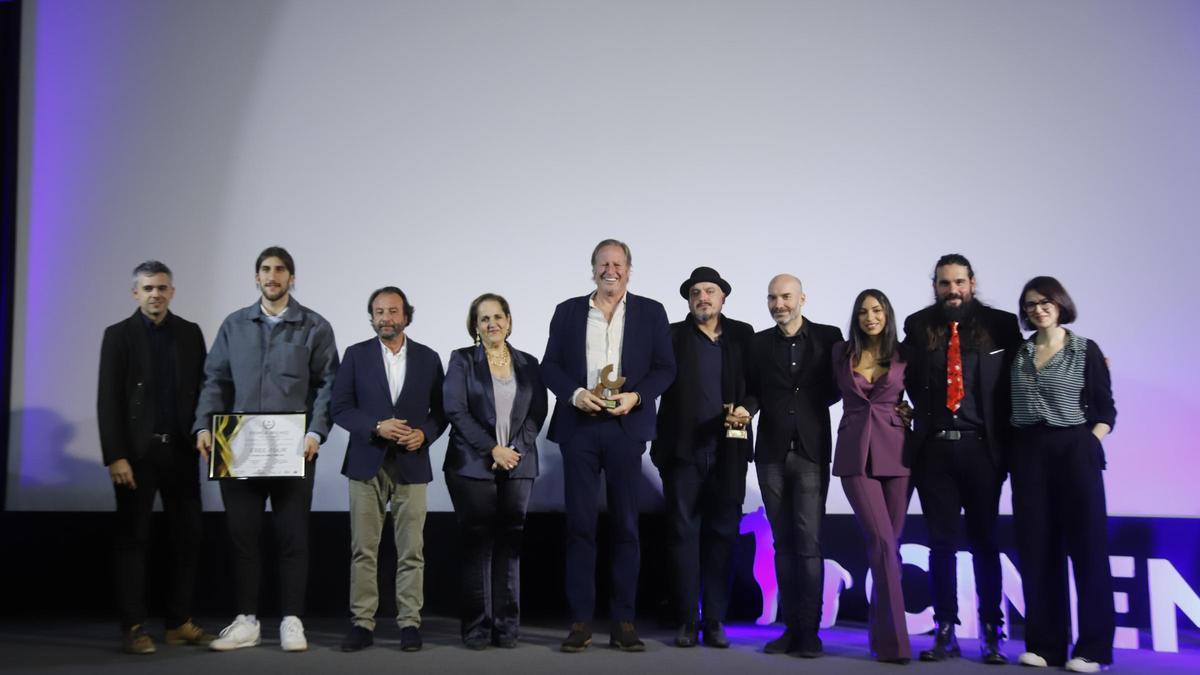 Entrega de premios en la segunda Semana del Cine de Córdoba.