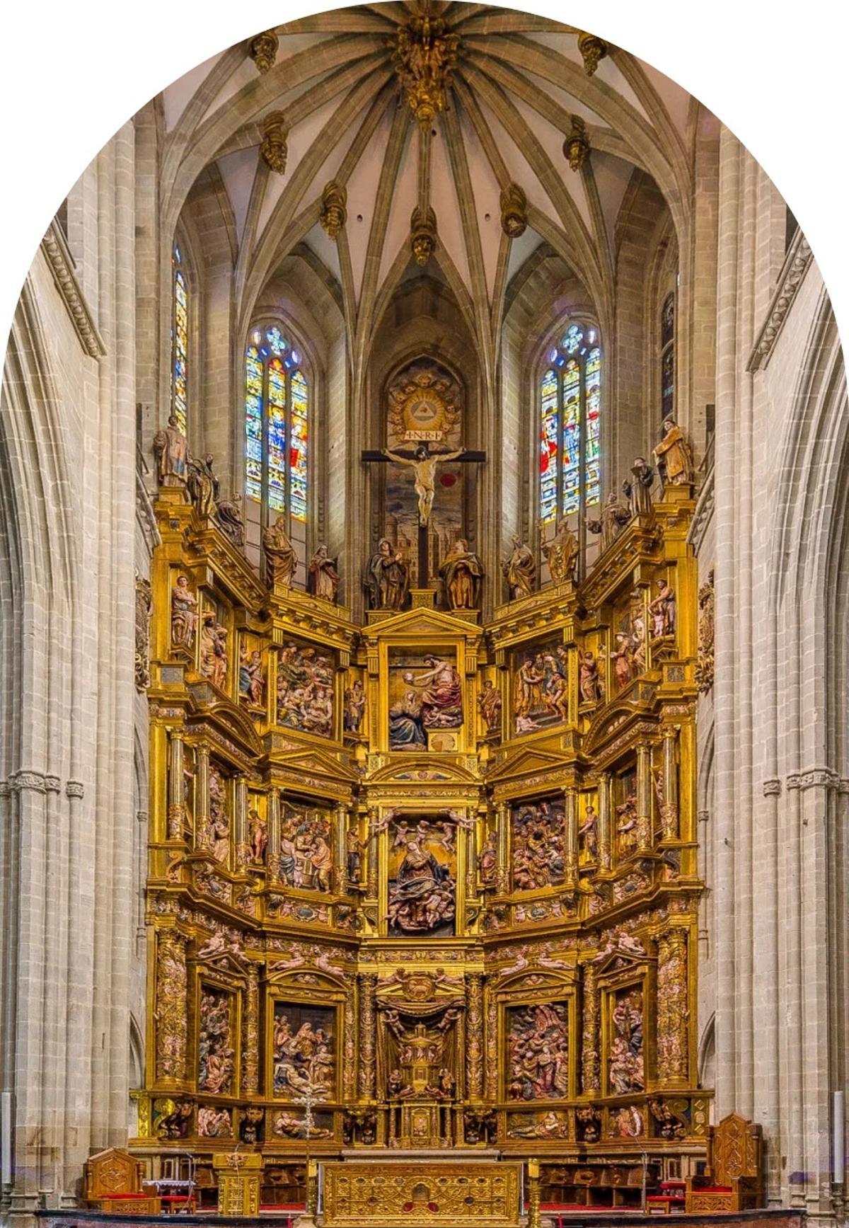 Altar original de la iglesia de Moreruela de Tábara en la catedral de Astorga