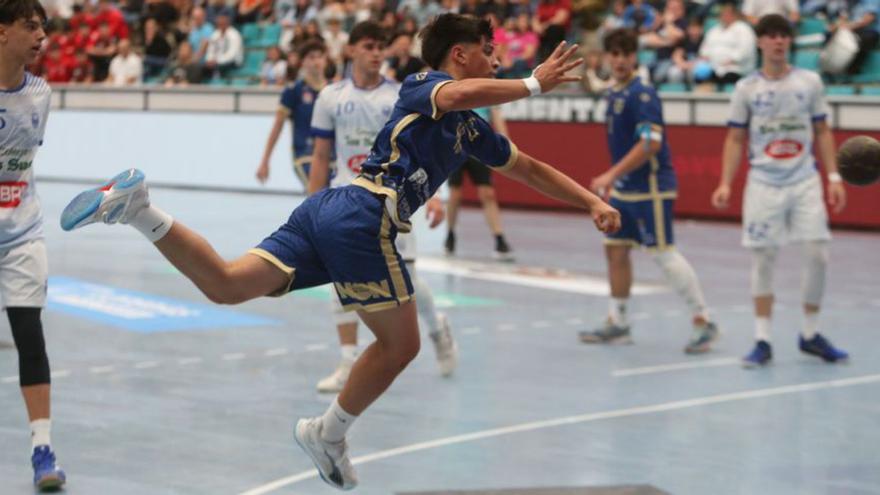 Una acción del Luceros en la Final Four Cadete.
