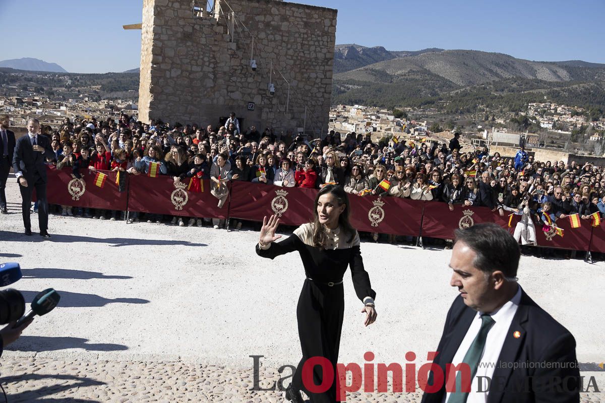 Visita de los reyes de España a Caravaca (explanada de la Basílica)