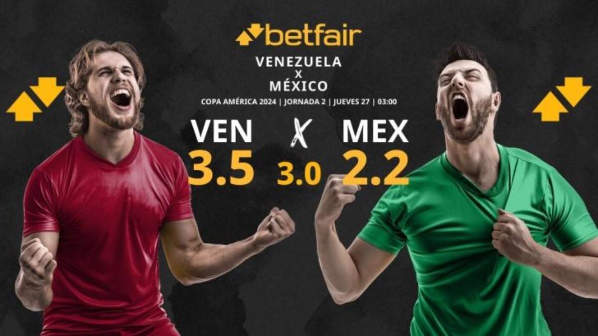 Pronósticos Venezuela vs. México: horario, TV, estadísticas y clasificación