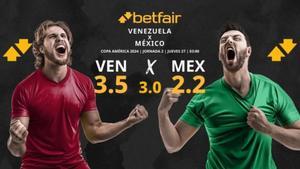 Pronósticos Venezuela vs. México: horario, TV, estadísticas y clasificación