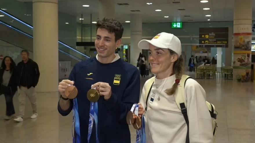 Ana Alonso, tras aterrizar en Barcelona con dos medallas olímpicas: "El que no arriesga no gana"