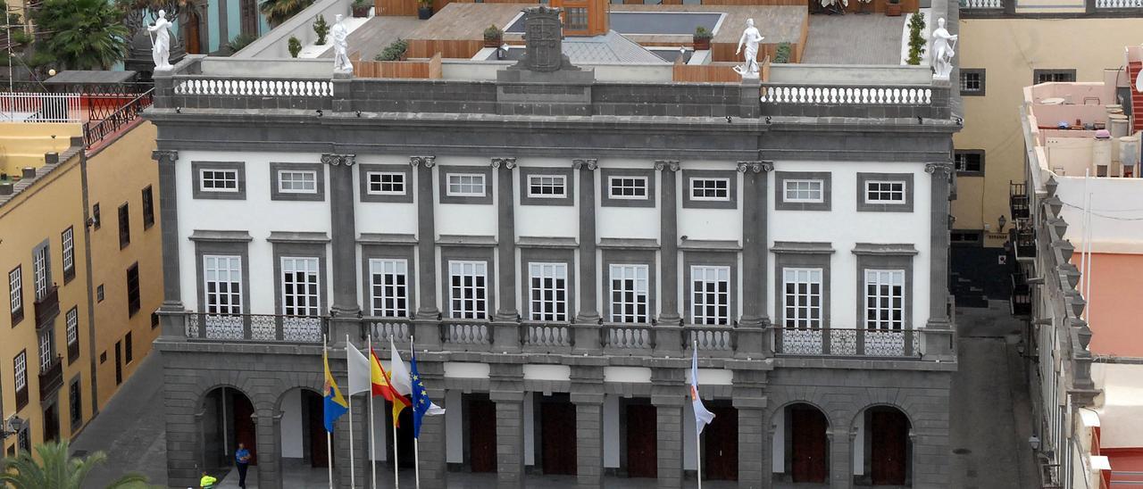 Casas Consistoriales de Las Palmas de Gran Canaria, en la plaza de Santa Ana.