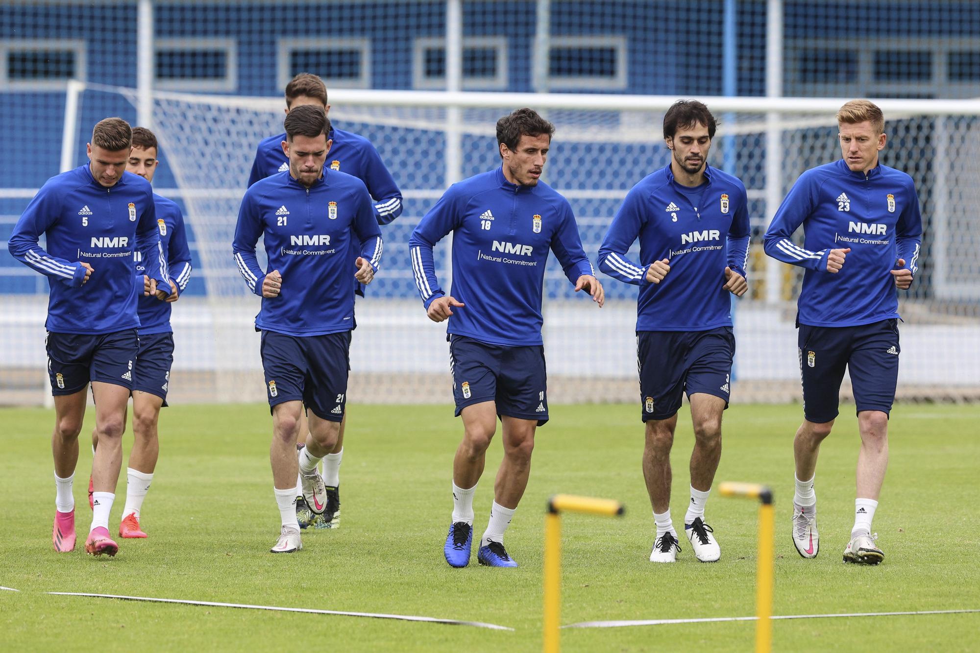 Las imágenes del entrenamiento del Oviedo