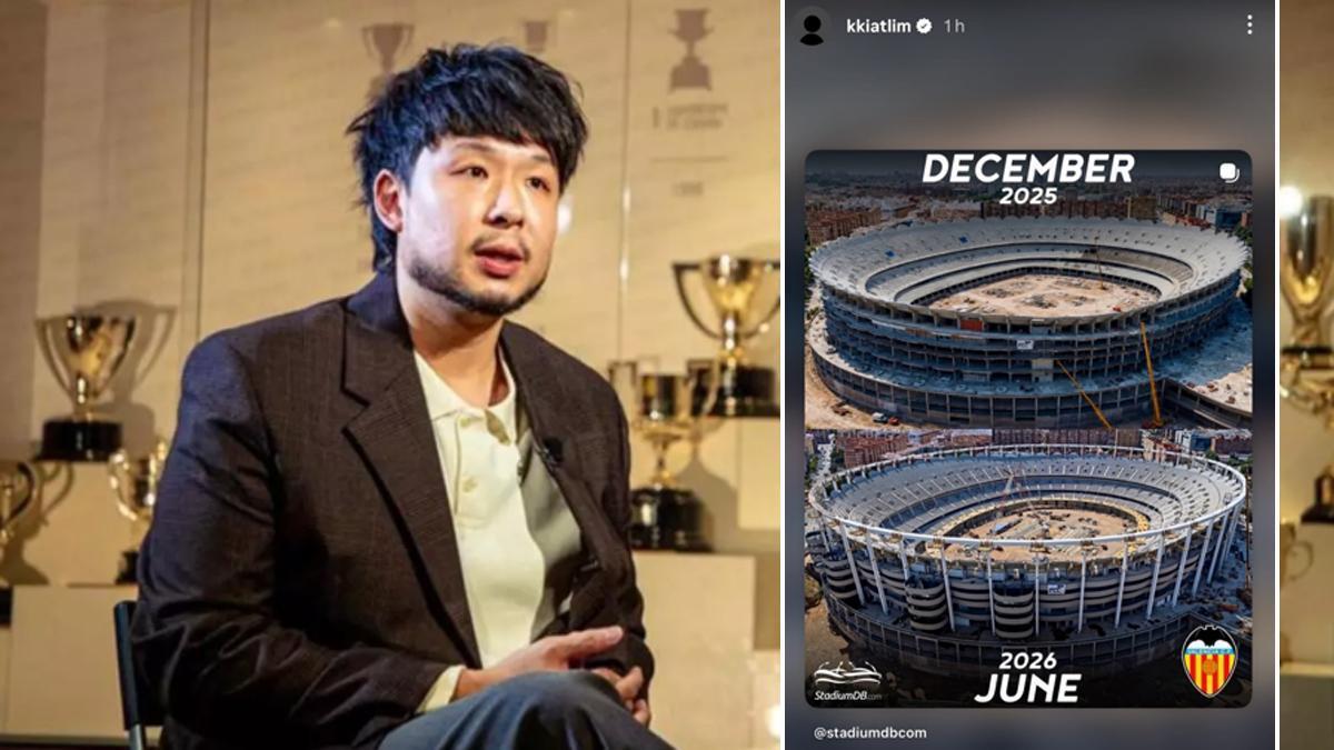 Kiat Lim y obras del Nou Mestalla