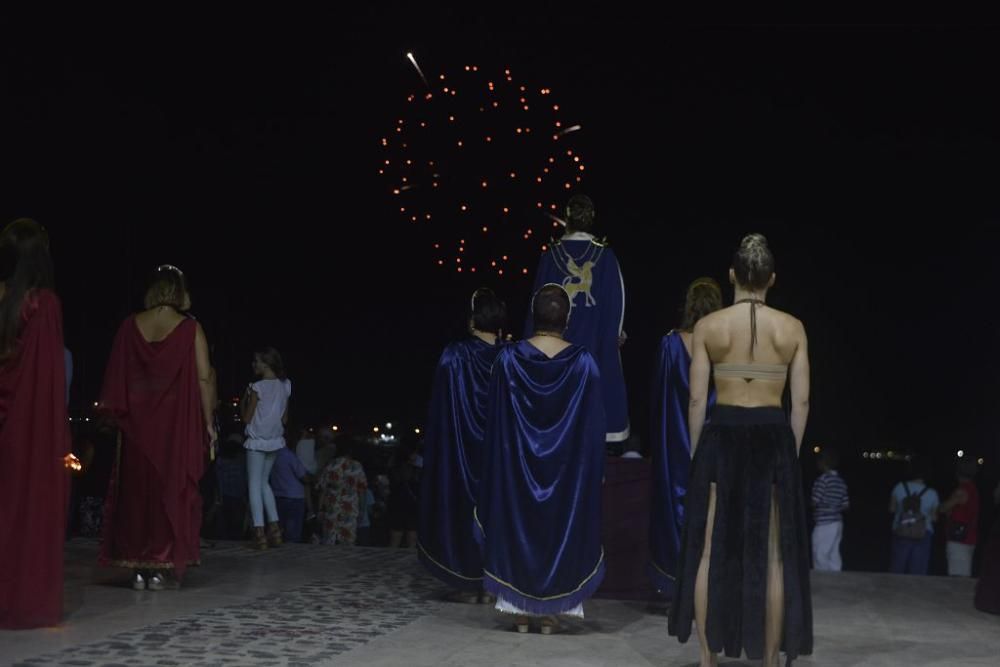 Encendido del Fuego Sagrado y pregón de la alcaldesa de Cartagena