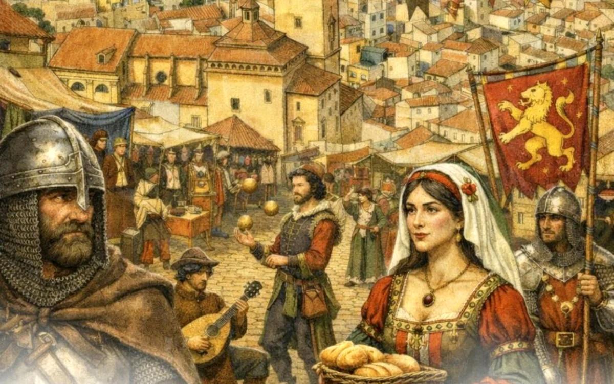 Cartel anunciador del mercado medieval de Jumilla