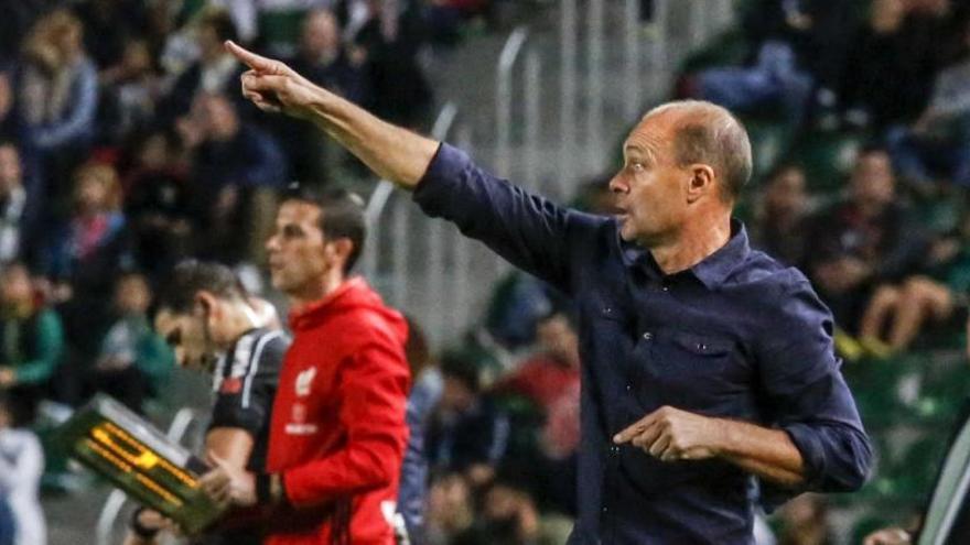 Vicente Mir, en el duelo ante el Atlético