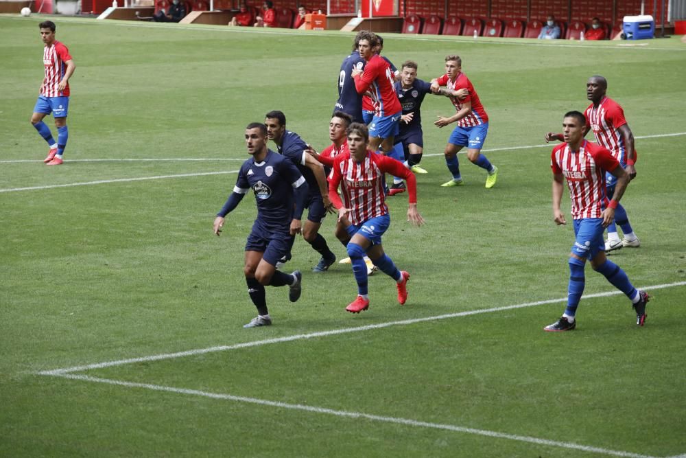 El partido entre el Sporting y el Lugo, en imágenes