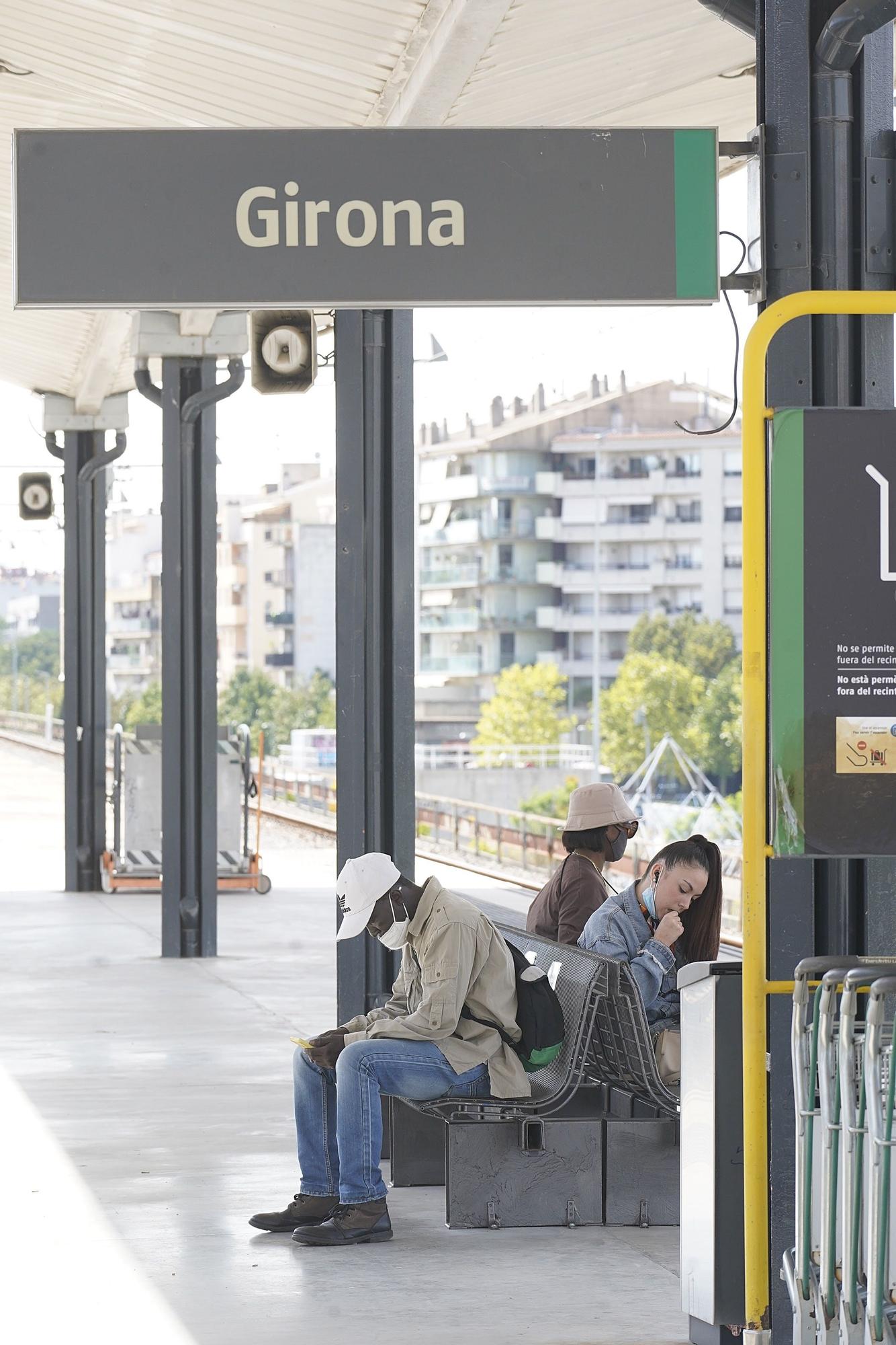 La vaga de Renfe porta el caos ferroviari a Girona