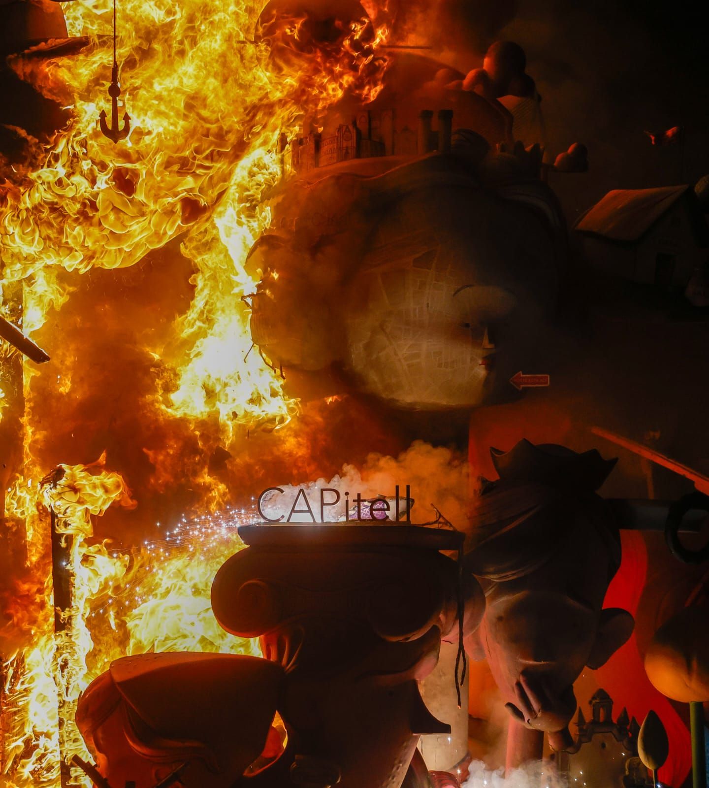 Cremà de la falla municipal infantil 2025