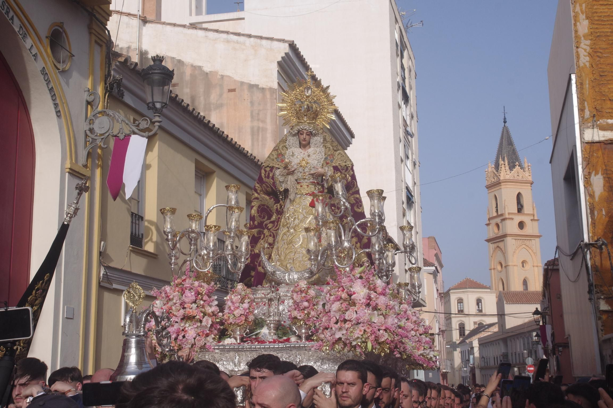 La procesión de la Virgen de la Trinidad este sábado por su festividad en Pentecostés, en imágenes