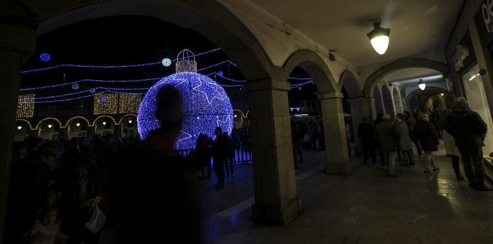 Luces de Navidad en Avilés