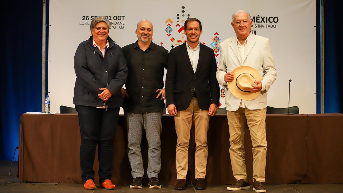 De izq., a dcha., García Leal, Melini, Hernández Zapata y Marcelo.