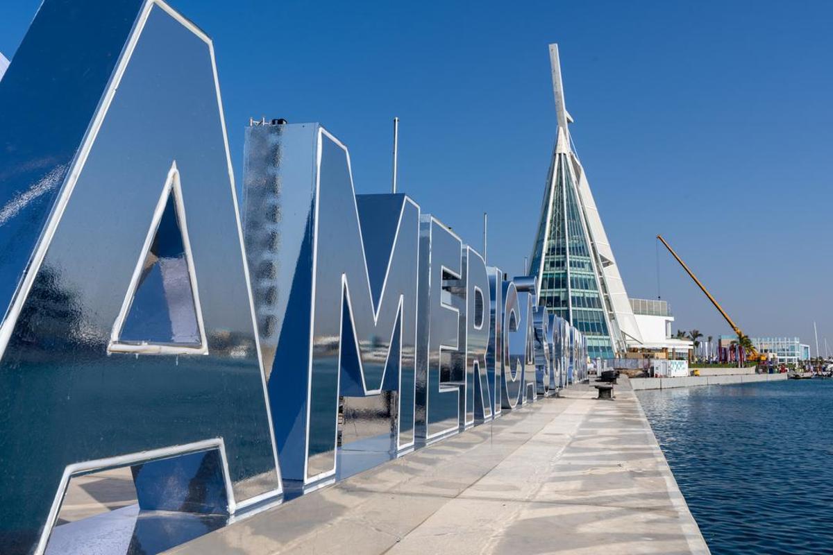 Espacio del Jeddah Yatch Club &amp; Marina en el que se ha celebrado la regata preliminar de la Copa América de vela.