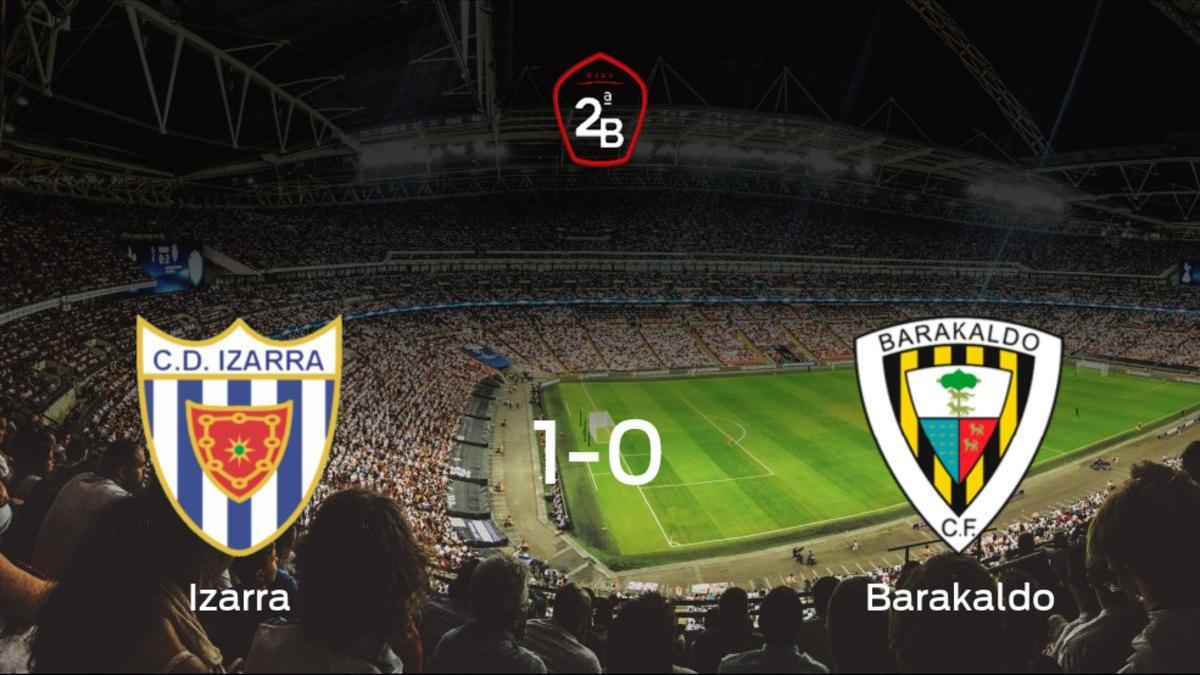 El Izarra se lleva tres puntos tras derrotar 1-0 al Barakaldo