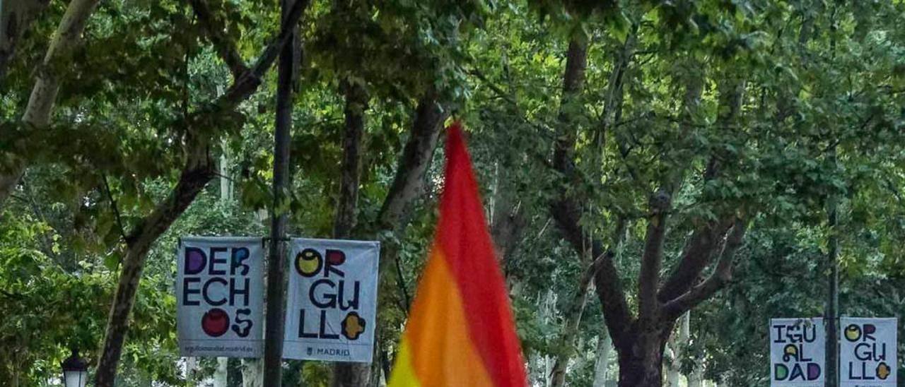 Asistentes al desfile del sábado en Madrid.