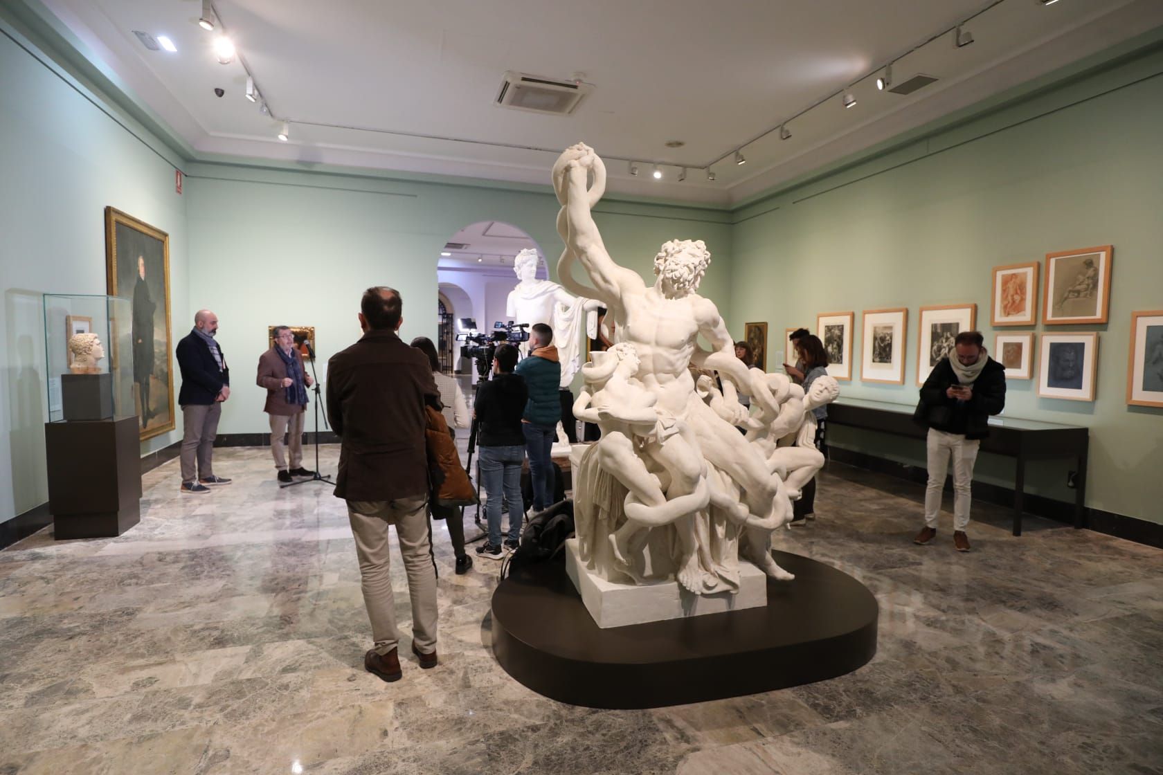 Inauguración de la nueva sala del Museo de Zaragoza dedicada a la Ilustración