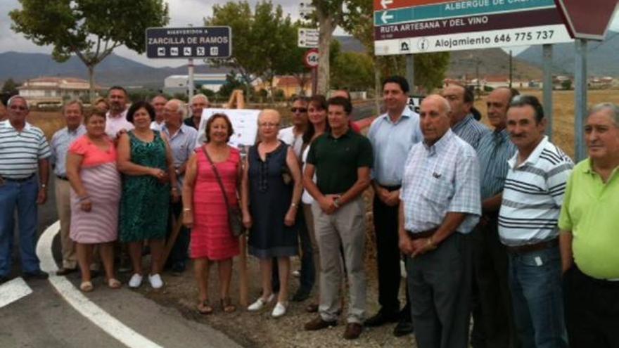 Zarcilla de Ramos estrena carretera - La Opinión de Murcia