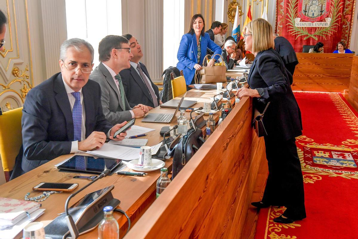 Último pleno del año 2023 en el Ayuntamiento de Las Palmas de Gran Canaria