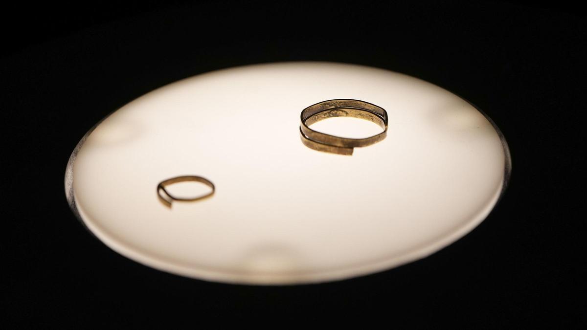 Joyas de la exposición del MARQ "La princesa de los Cárpatos" instalada en el Museo Arqueológico Nacional de Madrid