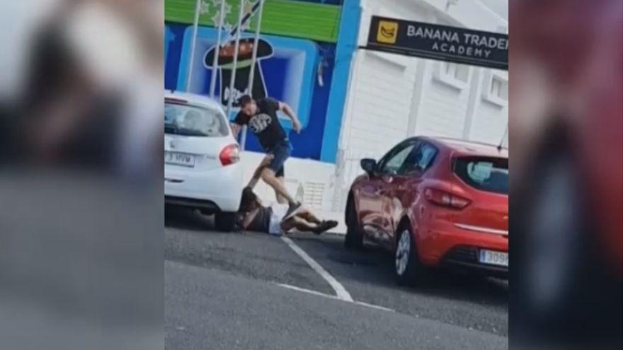 Brutal fight in Tenerife