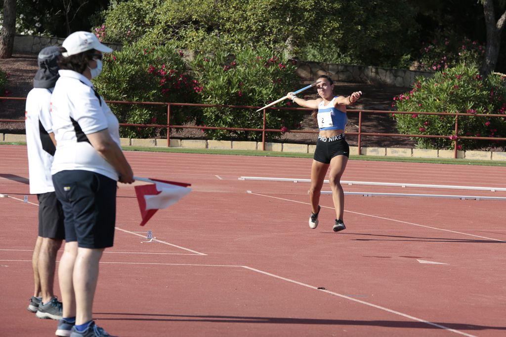 Campeonato regional de atletismo. Primera jornada