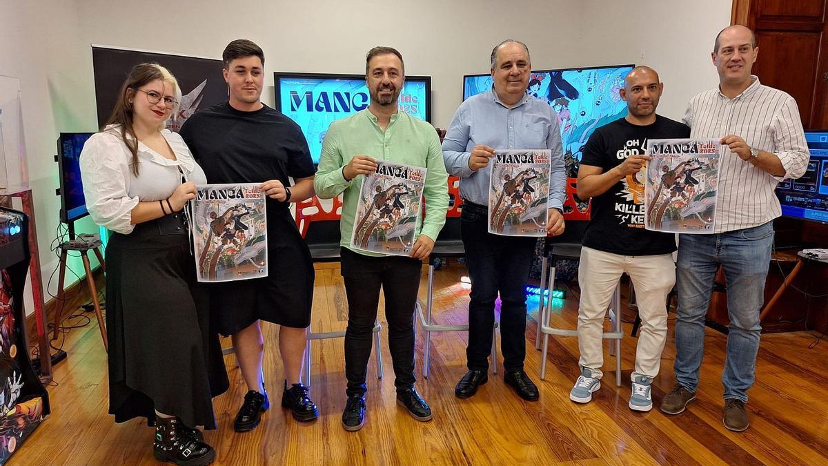 Presentación del I Festival de Manga de Telde, que se celebra este fin de semana en la plaza de San Juan y espacios anexos.