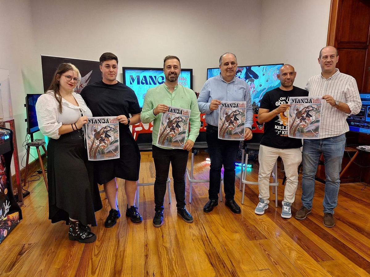 Presentación del I Festival de Manga de Telde, que se celebra este fin de semana en la plaza de San Juan y espacios anexos.