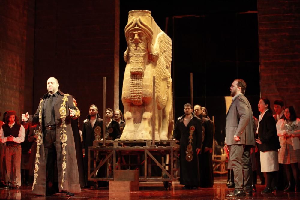 Ensayo general de la ópera Nabucco en Gijón