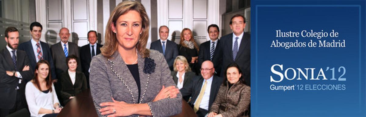 Imagen de las personas que forman la candidatura de Sonia Gumpert Imagen de las personas que forman la candidatura de Sonia Gumpert