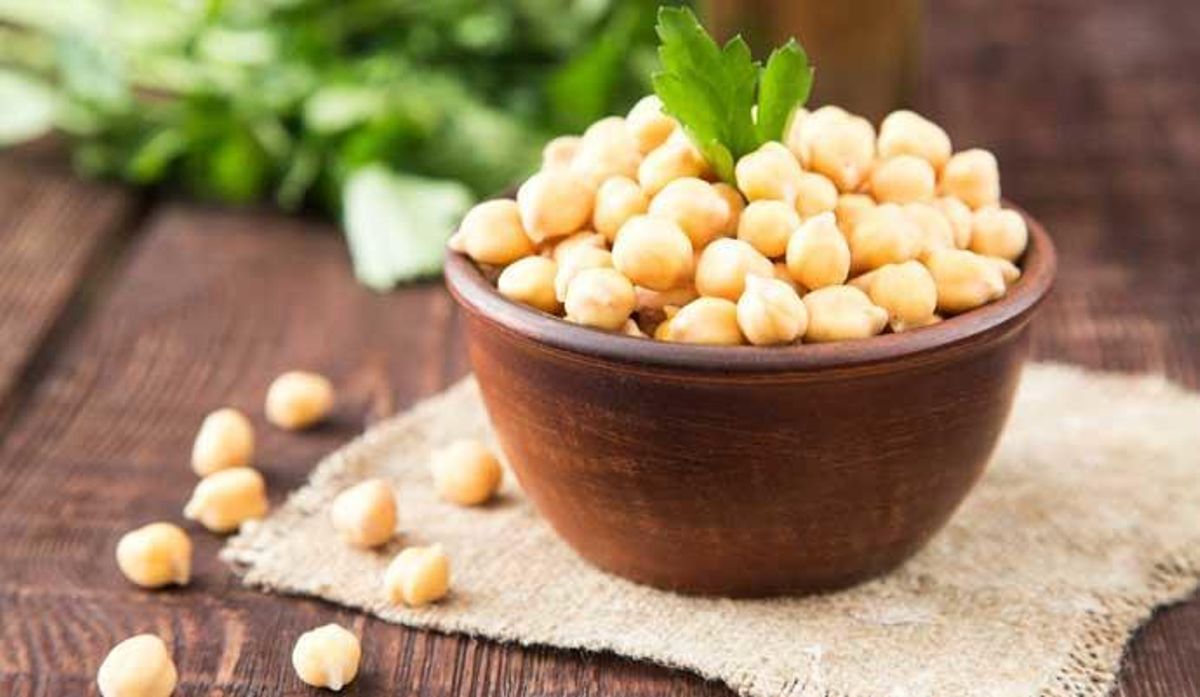 Garbanzos cocidos.