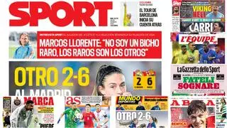 Un nuevo 2-6 del Barça, protagonista en las portadas de hoy